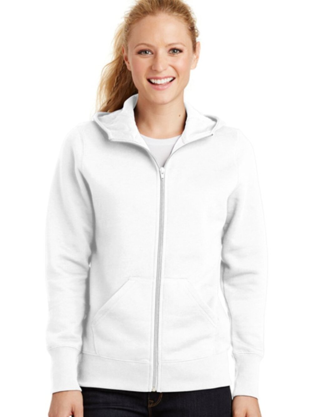 NWOT - Ladies Full-Zip Hooded Fleece Jacket Size 4XL